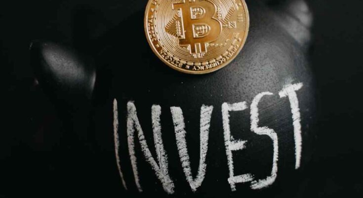 The word ''INVEST'' display in large letter on dark back ground
