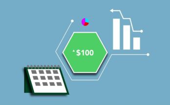 illustration of a calculator and financial growth representing passive income from affiliate marketing