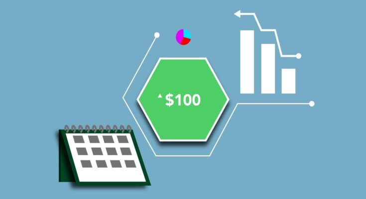 illustration of a calculator and financial growth representing passive income from affiliate marketing